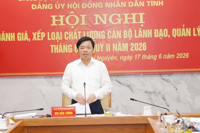 HĐND tỉnh Thái Nguyên: Đánh giá, xếp loại chất lượng cán bộ lãnh đạo, quản lý