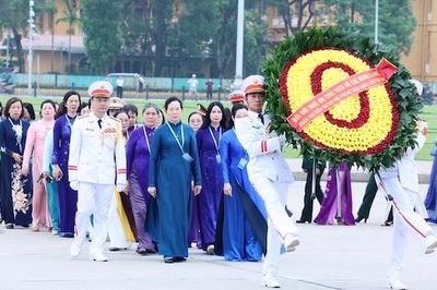 Đại biểu dự Đại hội đại biểu Phụ nữ toàn quốc lần thứ XIV thảo luận tại 4 trung tâm