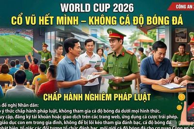Công an Cà Mau đẩy mạnh phòng ngừa tội phạm cá độ mùa World Cup
