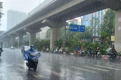 Cảnh báo mưa lớn từ chiều tối đến sáng trong 2 ngày tới