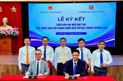 Xã Phúc Thịnh quyết tâm đưa tiếng Anh trở thành ngôn ngữ thứ hai trong trường học