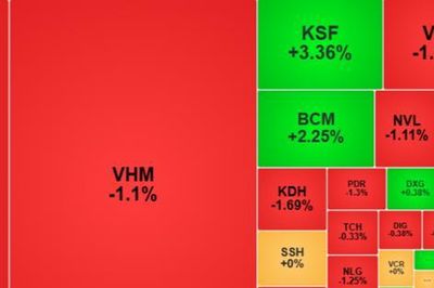Phiên ngày 17-6, khối ngoại bán ròng mạnh
