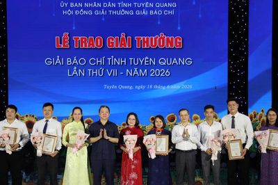 Trao Giải Báo chí tỉnh Tuyên Quang lần thứ VII năm 2026