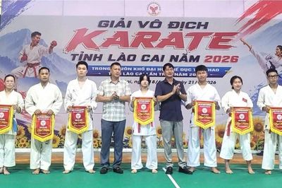 200 VĐV tham gia Giải vô địch Karate tỉnh Lào Cai 2026