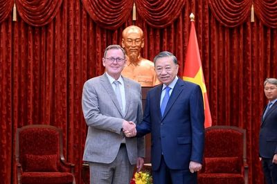 [Ảnh] Tổng Bí thư, Chủ tịch nước Tô Lâm tiếp Phó Chủ tịch Quốc hội Cộng hòa Liên bang Đức Bodo Ramelow