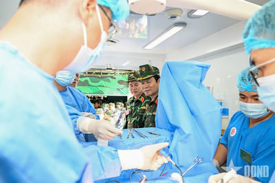 Bộ Quốc phòng tổ chức diễn tập thực binh ứng phó tình huống khẩn cấp về y tế quy mô lớn