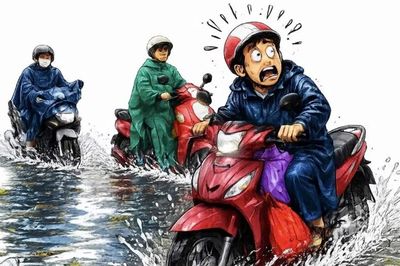 Đi đường ngày mưa