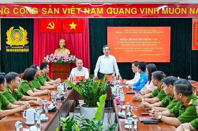 Phó Bí thư Thành ủy TPHCM Nguyễn Phước Lộc: Biểu dương sự tận tâm, tận hiến trấn áp tội phạm ma túy của Công an TPHCM
