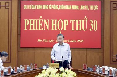 Tổng Bí thư, Chủ tịch nước chủ trì phiên họp Ban Chỉ đạo phòng, chống tham nhũng