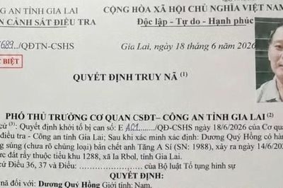 Truy nã đặc biệt nghi phạm nổ súng bắn chết người rồi bỏ trốn
