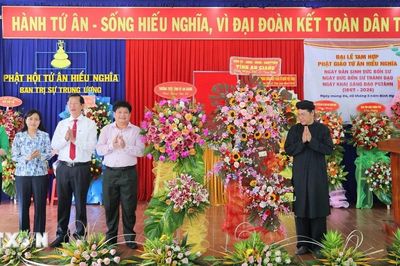 Phật giáo Tứ Ân Hiếu Nghĩa phát huy truyền thống đồng hành cùng dân tộc