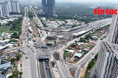 Toàn cảnh nút giao hơn 3.400 tỷ đồng ở TP Hồ Chí Minh đạt 80% tiến độ
