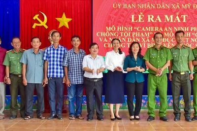 Xã Mỹ Đức ra mắt hai mô hình đảm bảo an ninh trật tự