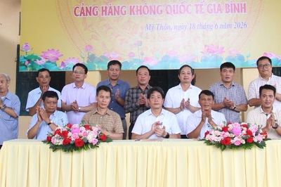 Thôn Mỹ Thôn hoàn thành bàn giao mặt bằng cho dự án sân bay Gia Bình