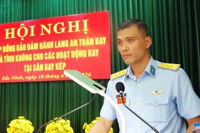 Bắc Ninh: Trung đoàn 927 hiệp đồng bảo đảm an toàn bay khu vực sân bay Kép