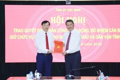 Đồng chí Đỗ Đình Hữu giữ chức Phó Trưởng Ban Tuyên giáo và Dân vận Tỉnh ủy Bắc Ninh
