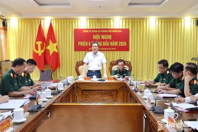 Đảng ủy Quân sự đoàn kết, tập trung lãnh đạo, tiếp tục tham mưu hiệu quả nhiệm vụ quân sự quốc phòng, biên phòng trong tình hình mới