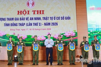 Chung kết Hội thi Lực lượng tham gia bảo vệ an ninh, trật tự ở cơ sở giỏi tỉnh Đồng Tháp lần thứ I, năm 2026