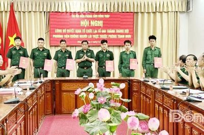 Đồng Tháp: Thành lập Trung đội phương tiện không người lái