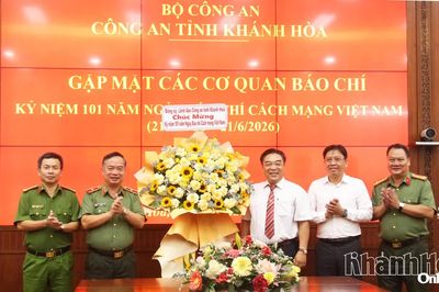 Công an tỉnh Khánh Hòa gặp mặt các cơ quan báo chí nhân kỷ niệm 101 năm Ngày Báo chí cách mạng Việt Nam