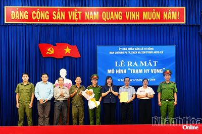 Xã Tu Bông ra mắt mô hình 'Trạm hy vọng'
