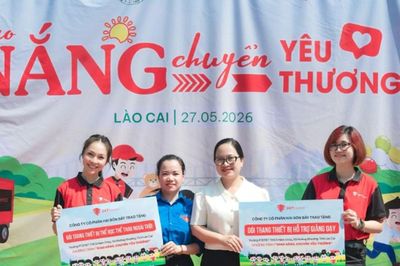 Xã Mường Khương tiếp nhận công trình phục vụ sinh hoạt và học tập cho học sinh bán trú