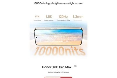 HONOR X80 Pro Max và bước tiến công nghệ: Giải mã màn hình 10.000 nits cùng viên pin kỷ lục
