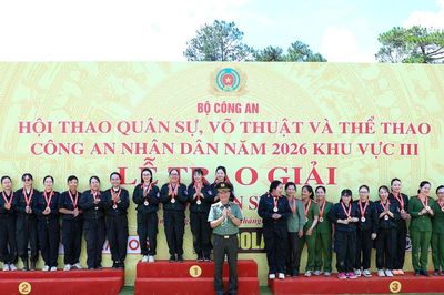 Gia Lai giành cú đúp giải Nhất nội dung bắn súng tại Hội thao CAND