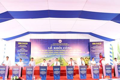 Ninh Bình khởi công tuyến đường liên vùng 7.000 tỷ nối ba vùng kinh tế trọng điểm