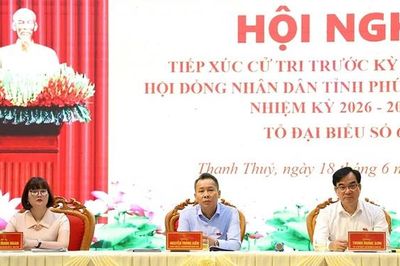 Tổ đại biểu số 6, HĐND tỉnh tiếp xúc cử tri các xã Thanh Thủy, Đào Xá