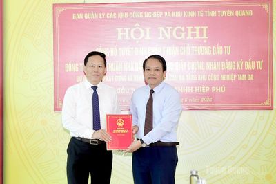 Công bố quyết định chấp thuận chủ trương Dự án đầu tư xây dựng và kinh doanh kết cấu hạ tầng Khu Công nghiệp Tam Đa