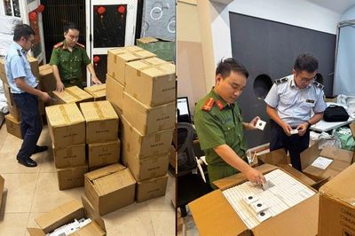 Thu giữ lượng lớn thiết bị định vị giả nhãn hiệu Apple tại Hà Nội