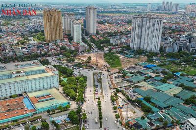 Hà Nội: Cận cảnh công trường nút giao Phạm Tu - đường 70 sau khi hoàn thành giải phóng mặt bằng