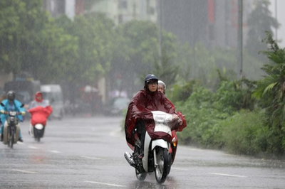 Thời tiết 18/6: Bắc bộ, Nam bộ đón mưa dông chiều tối