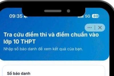 Nhận thông báo điểm thi vào lớp 10 THPT trên ứng dụng iHanoi