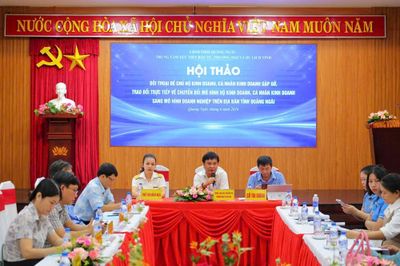 Quảng Ngãi đồng hành cùng hộ kinh doanh trên hành trình phát triển thành doanh nghiệp