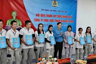 Vĩnh Long thành lập Công đoàn cơ sở với 69 đoàn viên
