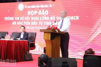Đắk Lắk họp báo thông tin về hội nghị công bố quy hoạch và xúc tiến đầu tư năm 2026