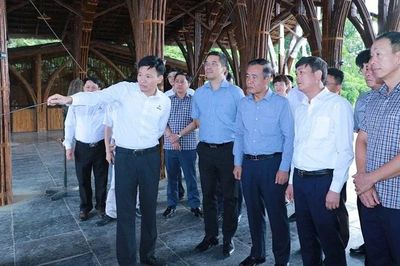 Lãnh đạo Thanh Hóa kiểm tra thực địa và làm việc về một số dự án trọng điểm tại xã Lam Sơn và Sao Vàng