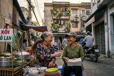 Cú 'bẻ lái' của bà bán xôi