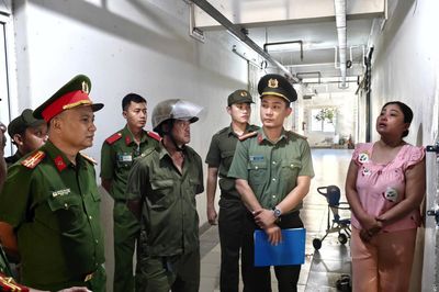 Công an phường An Khê tổng kiểm tra ma túy tại 5 tòa nhà thuộc Chung cư Phước Lý