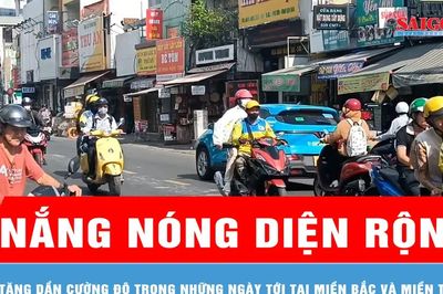 Miền Bắc và miền Trung sắp có đợt nắng nóng diện rộng