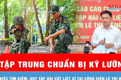 Tập trung chuẩn bị kỹ lưỡng việc tìm kiếm, quy tập hài cốt liệt sĩ tại Công viên Lê Thị Riêng