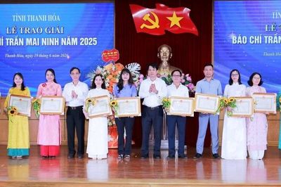 Phóng viên Báo Giáo dục và Thời đại đoạt Giải Báo chí Trần Mai Ninh