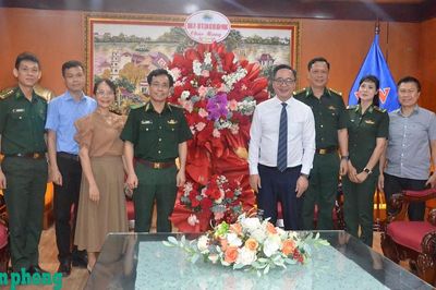 Đảng ủy, Bộ Tư lệnh Bộ đội Biên phòng thăm, chúc mừng các cơ quan báo chí nhân Ngày Báo chí Cách mạng Việt Nam