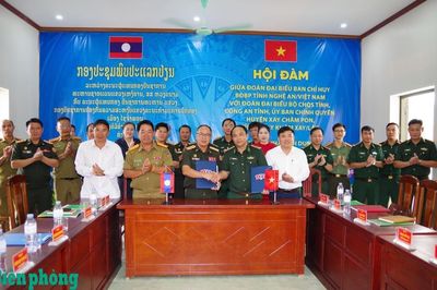 Thống nhất công tác phối hợp phục vụ tổ chức Chương trình Giao lưu hữu nghị Quốc phòng biên giới Việt Nam - Lào lần thứ 3