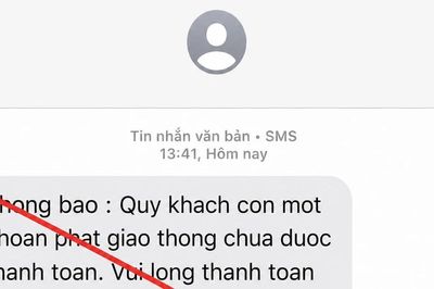 Cảnh báo bẫy lừa đảo từ tin nhắn vi phạm giao thông