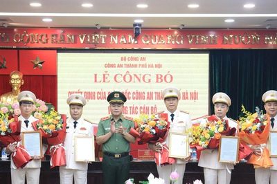 Bổ nhiệm, điều động 5 trưởng phòng thuộc Công an TP Hà Nội