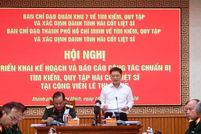 TPHCM chốt ngày động thổ tìm mộ liệt sĩ tập thể tại công viên Lê Thị Riêng