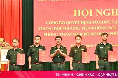 Bộ đội Biên phòng Hà Tĩnh thành lập Trung đội phương tiện không người lái